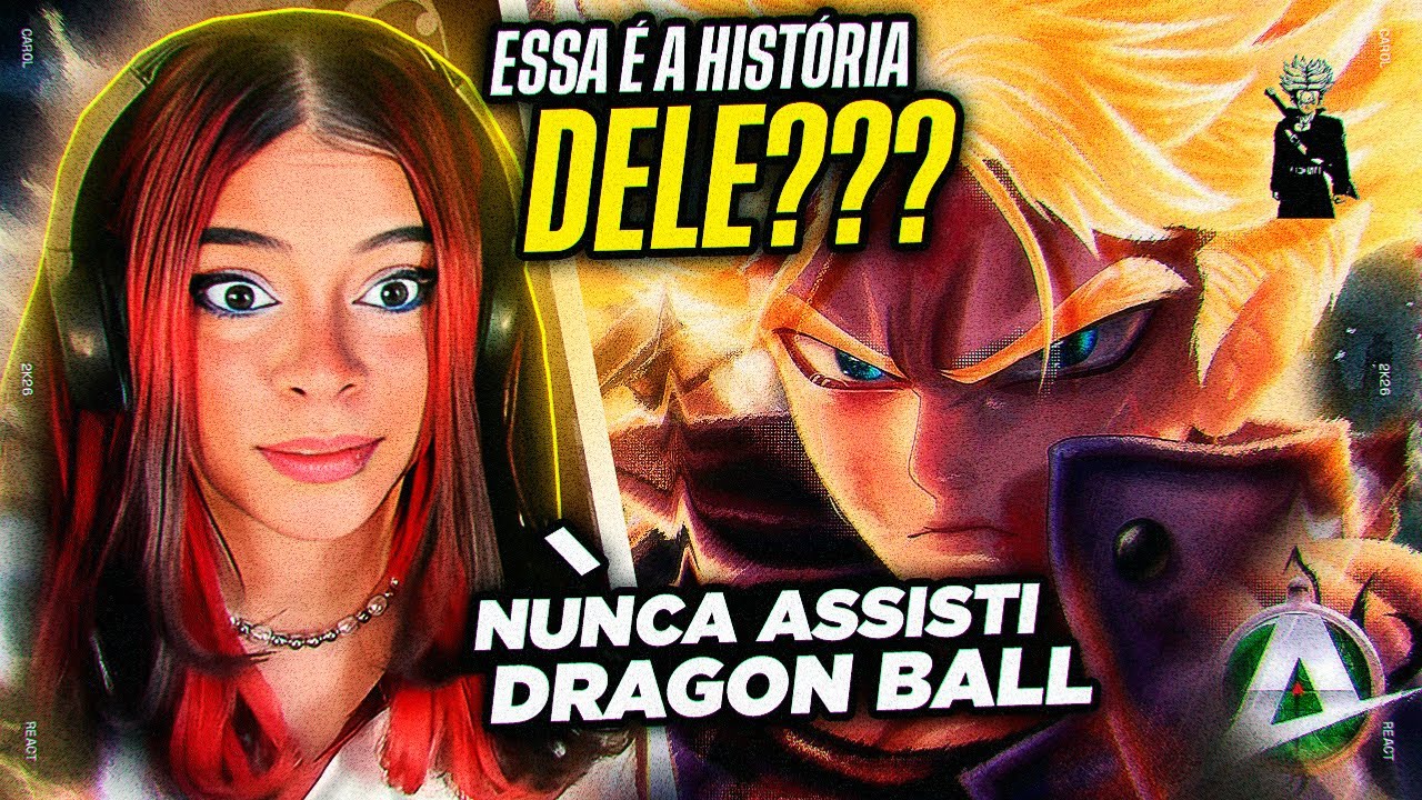 [REACT CAH] ♪ Mirai Trunks (Dragon Ball Z) | Última Luz do Futuro | AniRap