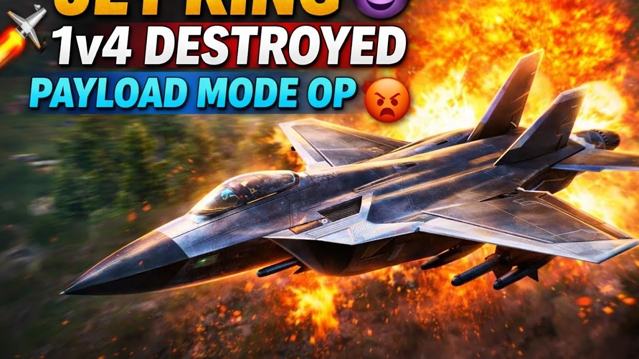 Sky Domination! Jet vs Jet Intense Dogfight in BGMI Payload Mode 🔥