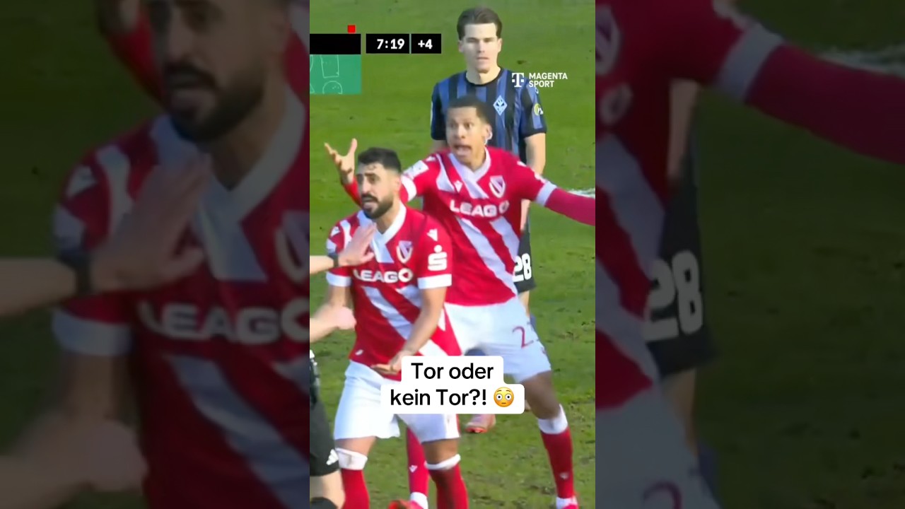 Phantom-Tor in der 3. Liga? 😳 #shorts