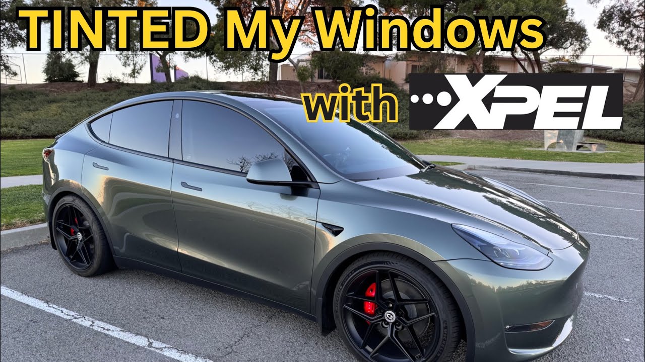 Tinted my Model Y with XPEL Prime XR Plus 🔥