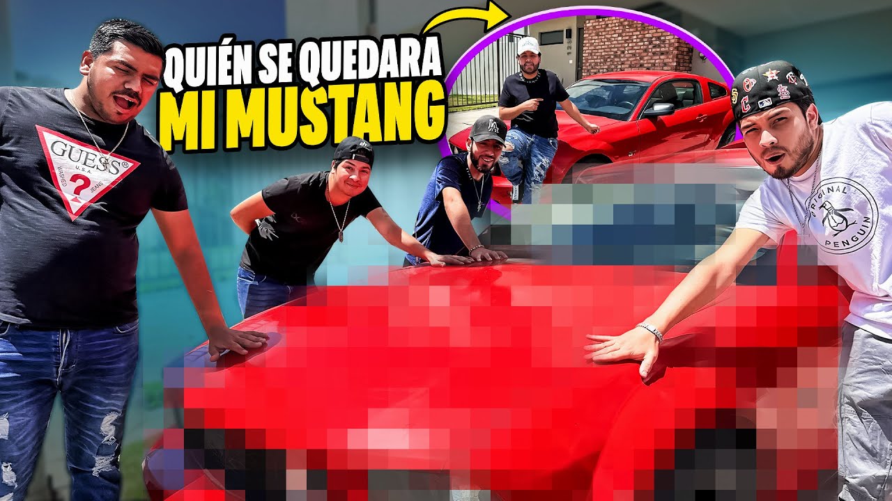 JAMAS PENSARON QUE LES REGALARÍA MI MUSTANG🔥😱// QUIEN DE LOS CLN SERÁ EL AFORTUNADO?😳