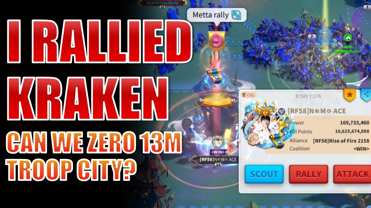 I RALLIED 13M TROOP CITY | Rise of Kingdoms