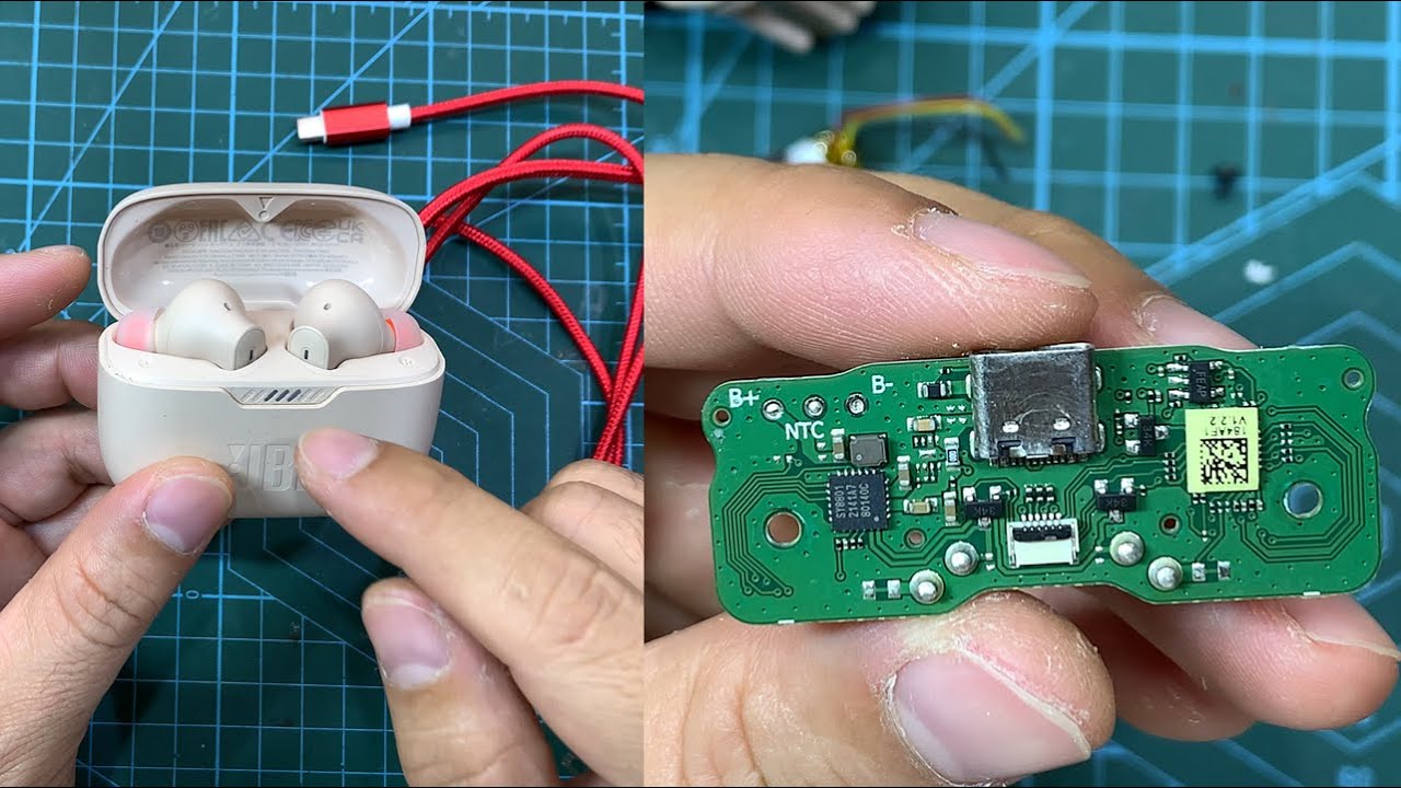 JBL tune flex ear buds and case not working