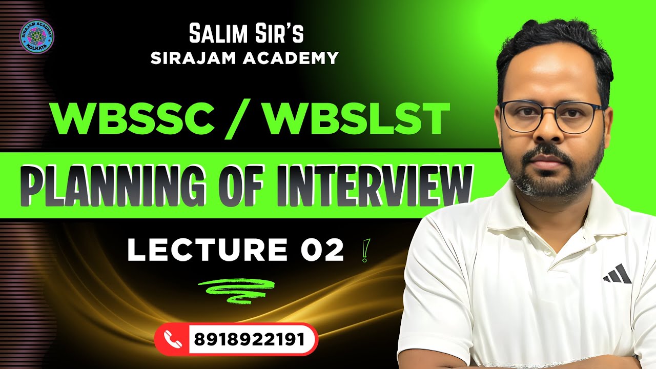 WBSSC SLST Demonstration & Interview Planning | Full Guidance for Demo Class & Interview Lecture 2