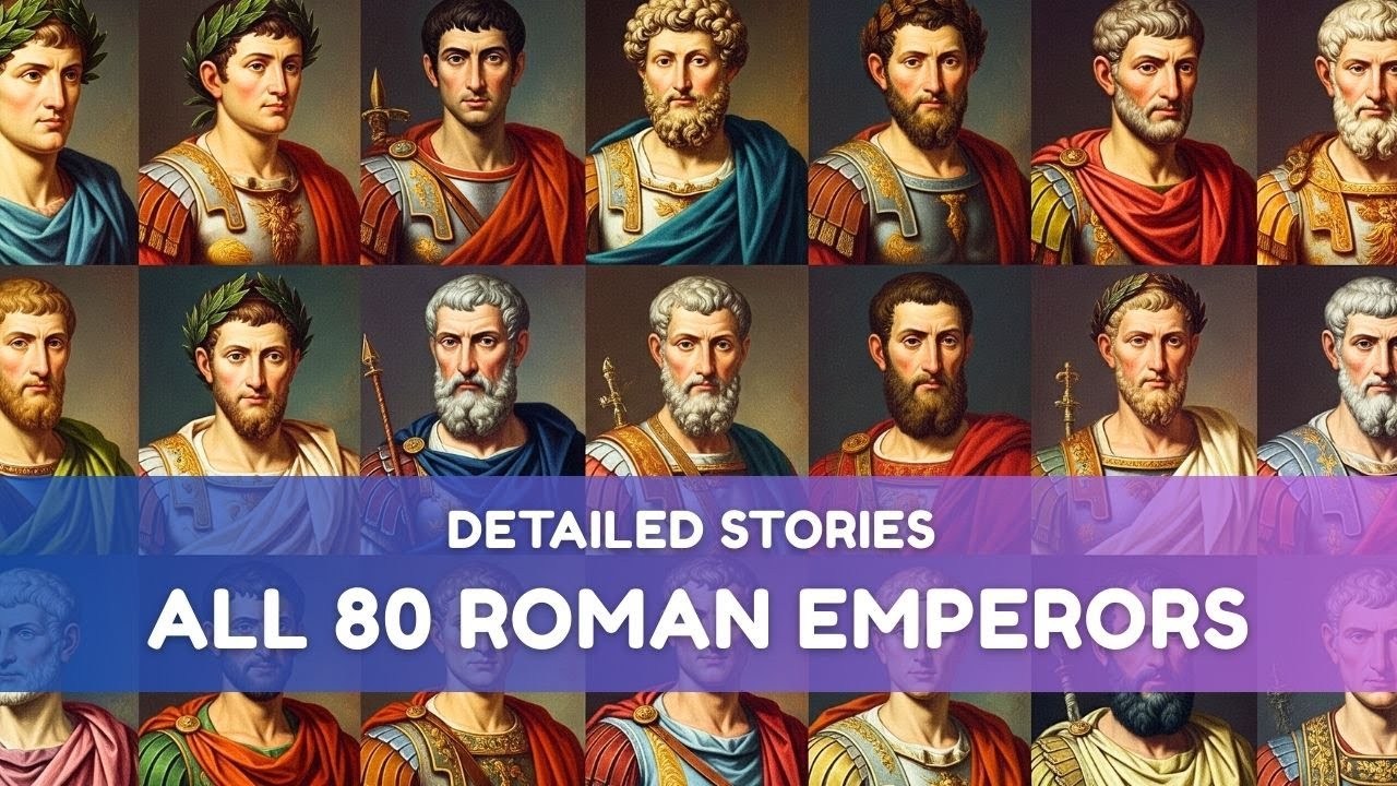 EVERYTHING ABOUT ALL 80 ROMAN EMPERORS