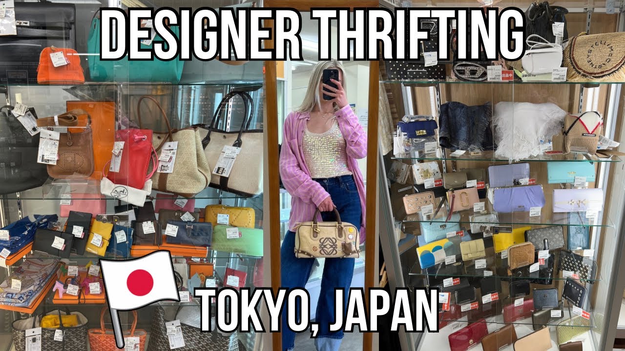 Thrift With Me in Tokyo 🇯🇵 | INSANE Designer Deals + Secondhand Luxury Finds