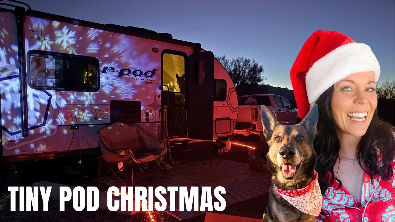 Decorating Our Tiny RV for Christmas… It Took 3 Days 🎄