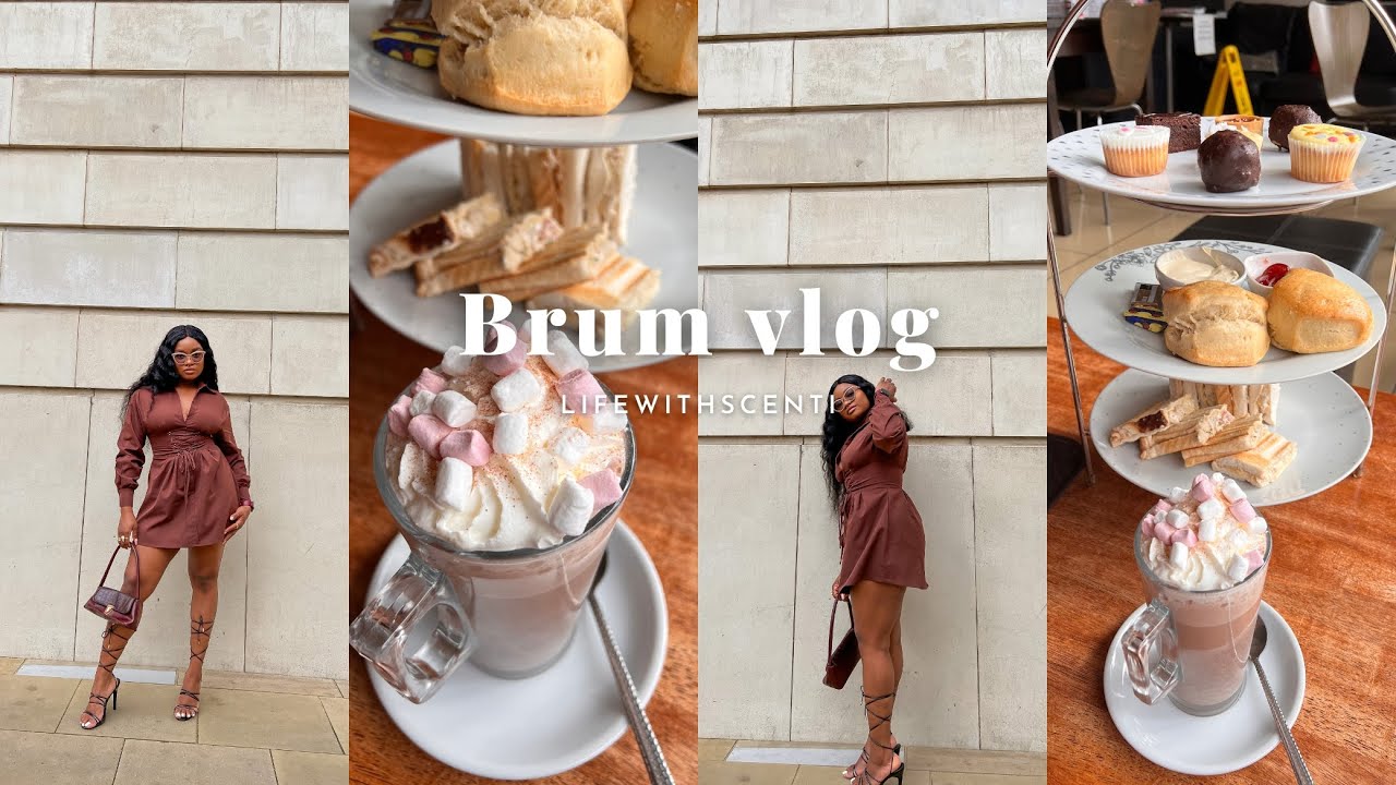 Brum Vlog: My First Afternoon Tea Experience in Birmingham and this happened!!! 😳😳 | Lifewithscenti