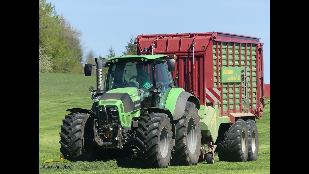 1. Schnitt einfahren ||Deutz Fahr 7250 TTV WARRIOR | Strautmann Giga-Vitesse 4001||
