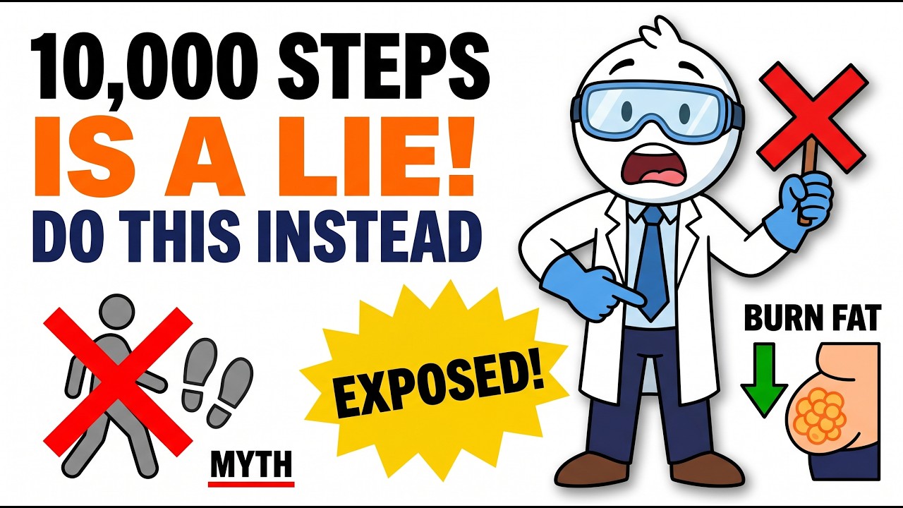 Why 10,000 Steps Is A Lie (Do This Instead To Lose Belly Fat)