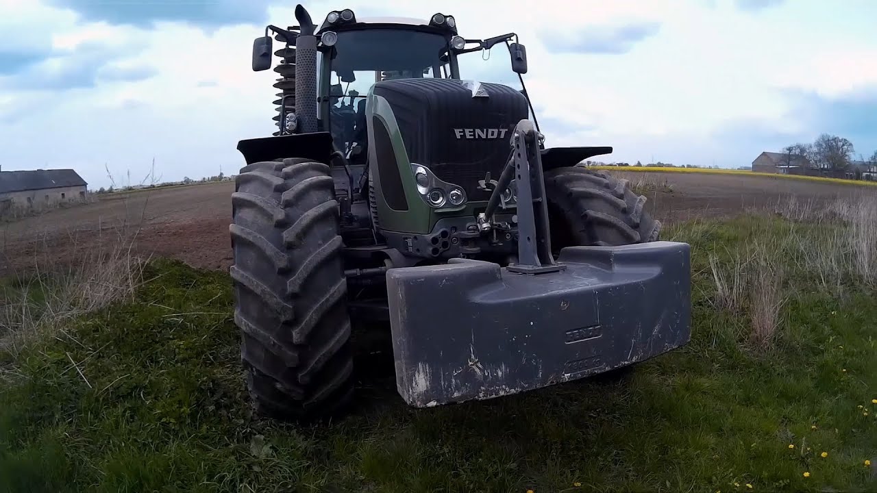 Uprawa pod kukurydzę 2016, Fendt 927 Vario, Amazone Catros 6001