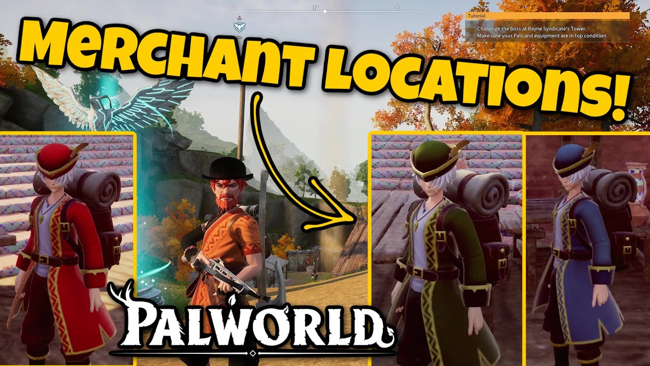 Palworld Merchant Locations - Pal Merchants and More