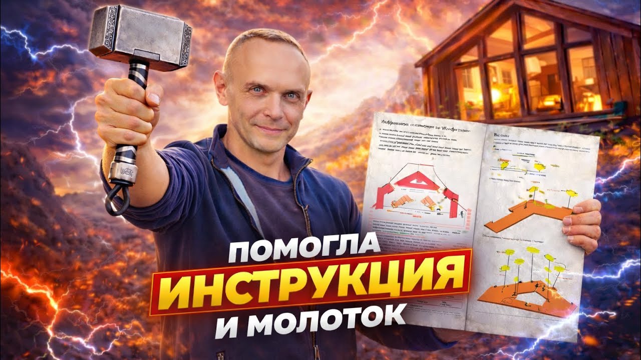 Забил тысячи гвоздей МОЛОТКОМ: Зачем директор завода строит дом сам?