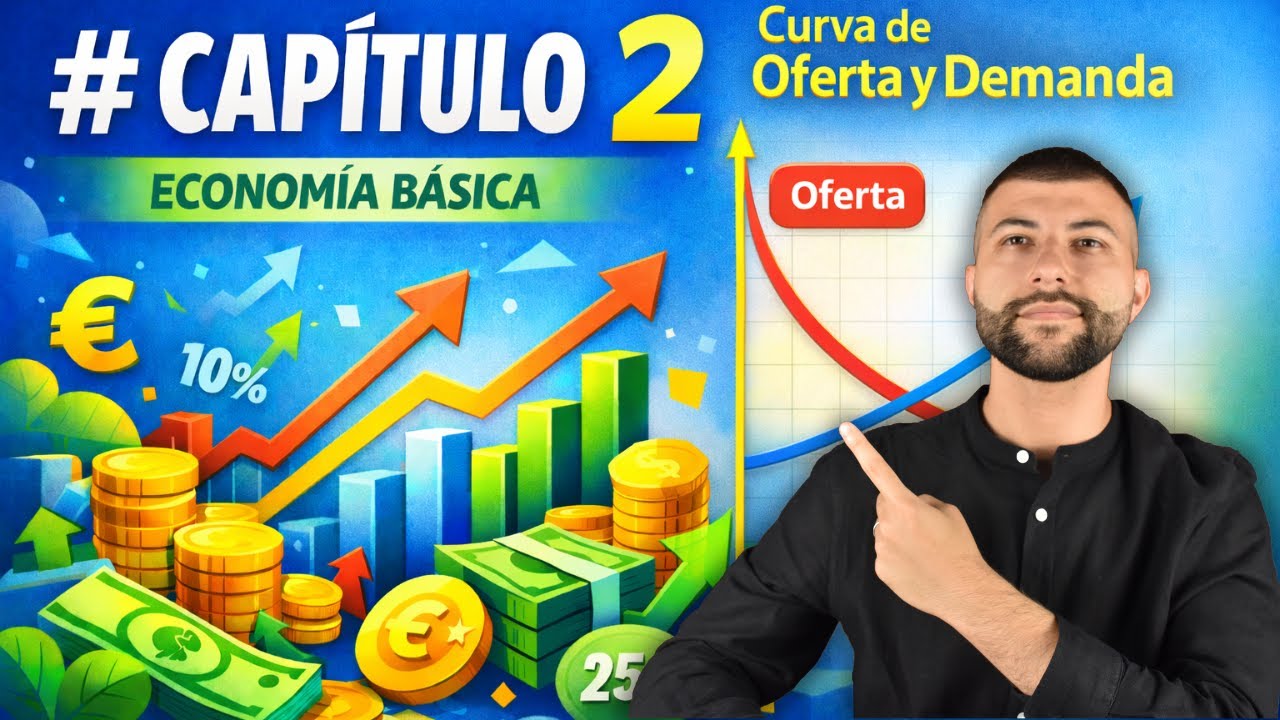 La regla que mueve TODOS los precios (oferta y demanda explicadas fácil)| Economía básica.Capítulo 2