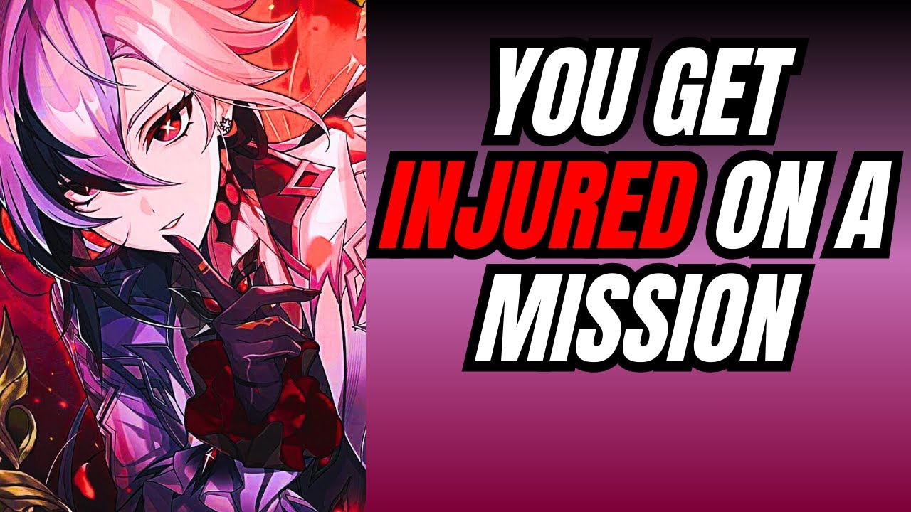 You get injured on a mission - Arlecchino x Listener Genshin
