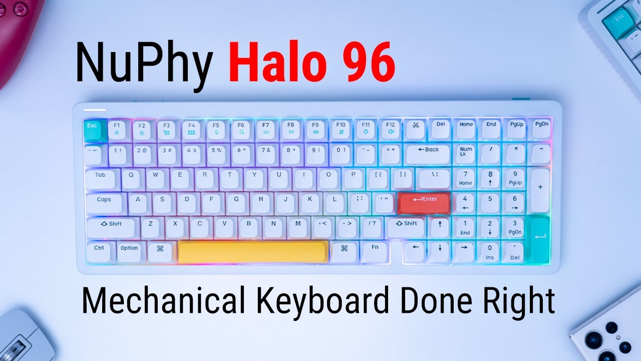 NuPhy Halo 96 Mechanical Keyboard - Just Premium All Around!