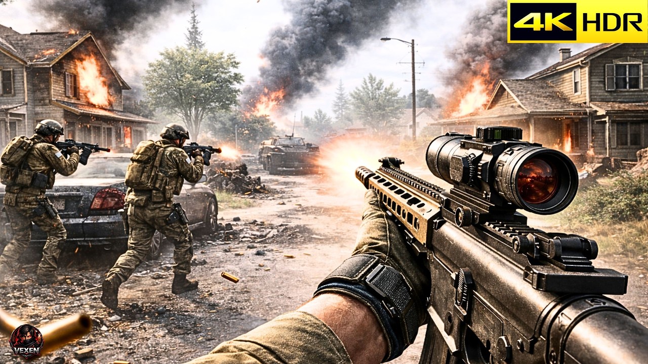 (PS5) America Under Attack | Immersive Ultra Realistic Gameplay [4K60FPS] Call Of Duty
