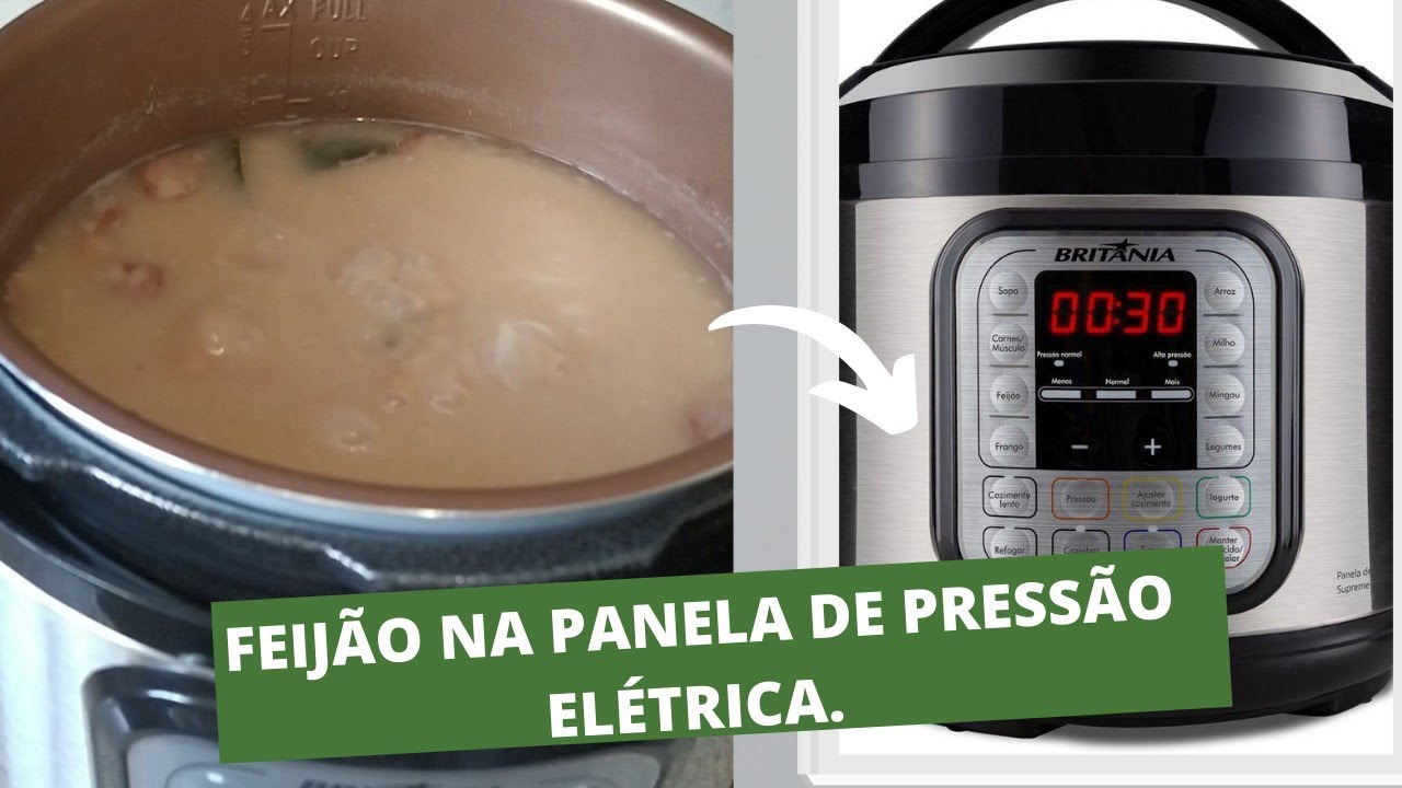 ✅ COMO FAZER FEIJÃO NA PANELA DE PRESSÃO ELÉTRICA. - FÁCIL E RÁPIDO.