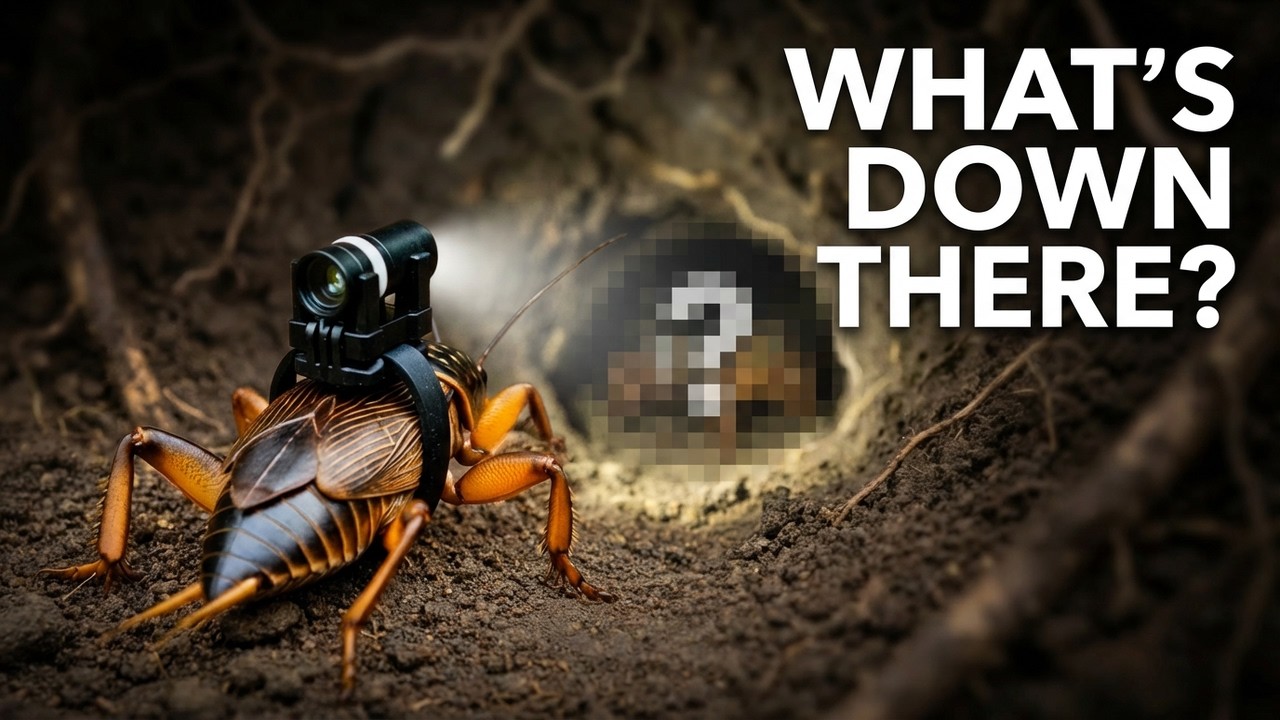 I Sent a Camera Into a Mole Cricket's Nest - Here's What I Found
