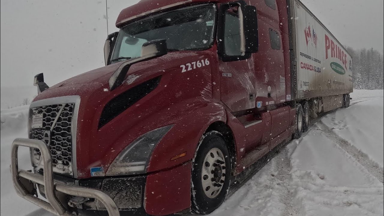 Ontario Zima Śnieg Mróz Ciągnikiem Zastępczym 12 2022