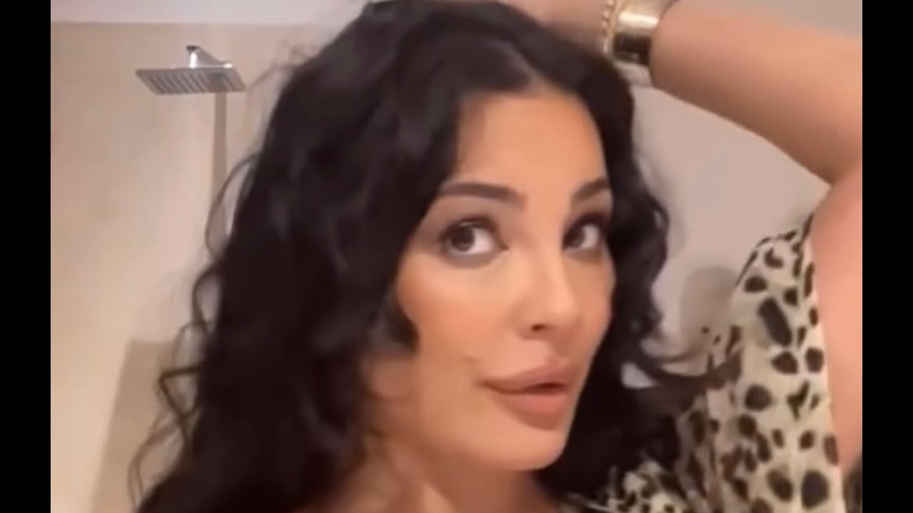 مكياج وشعر نادين نجيم في سفرتها لبالي
