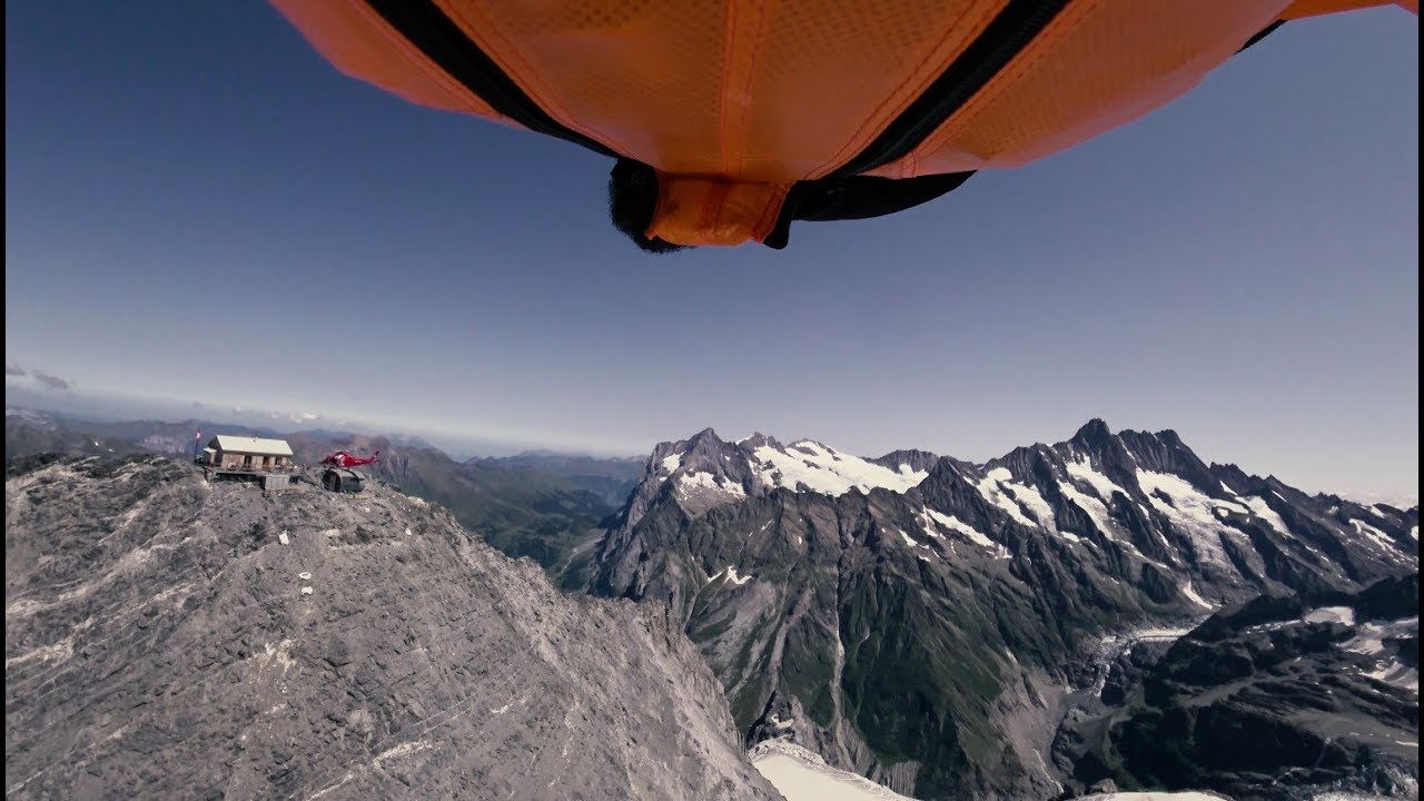 Wingsuit basejump: The fastest way down from the Eiger summit to Grindelwald!