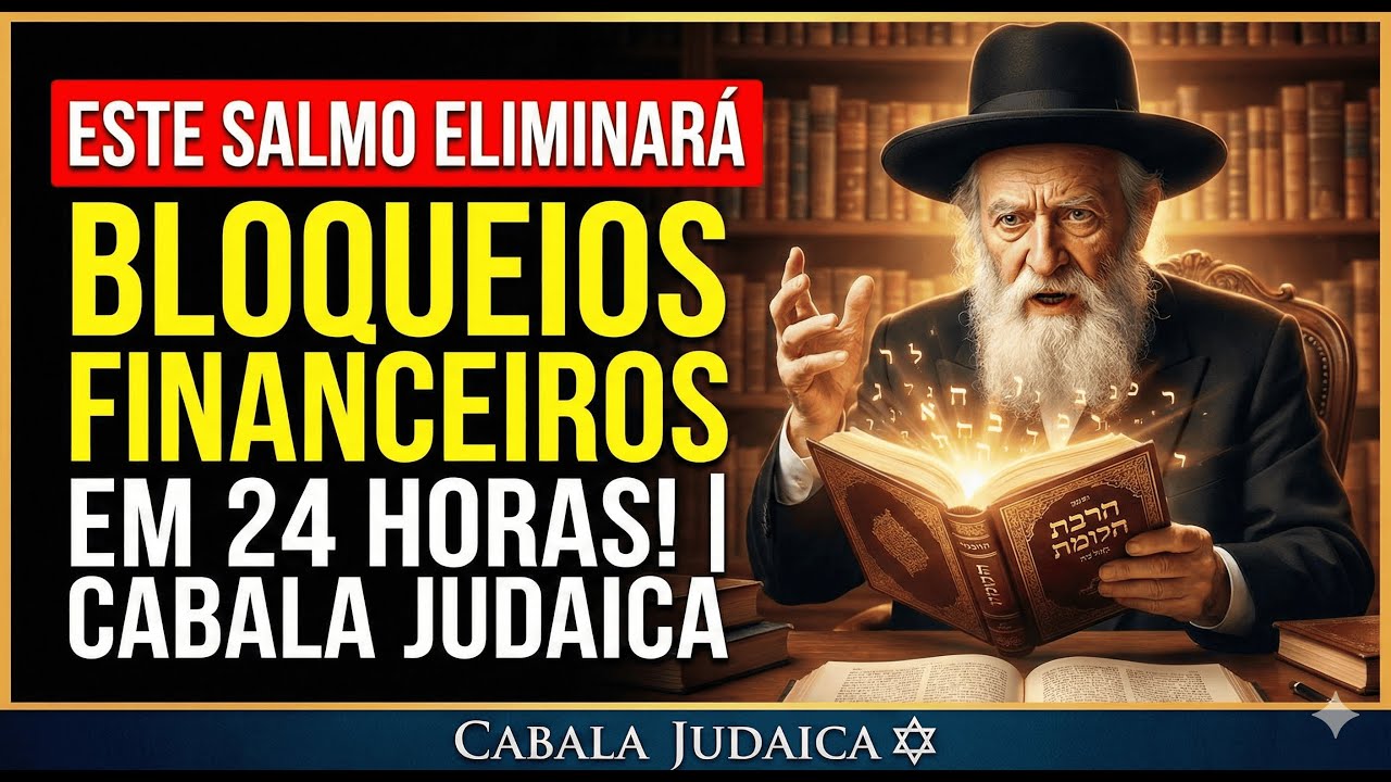 🔴Este Salmo Eliminar&aacute; Bloqueios Financeiros em 24 Horas | Revela&ccedil;&otilde;es da Cabala Judaica