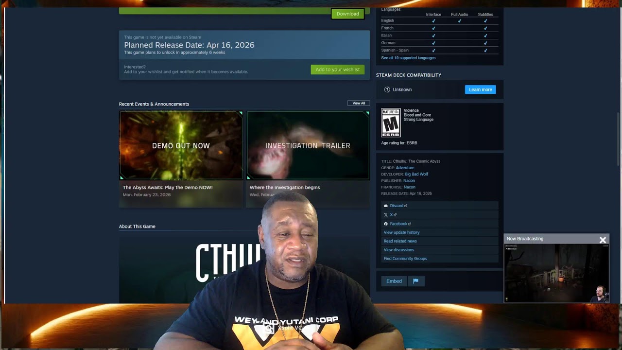 Myth Talk God of War Live Action, Chthulhu The Cosmic Abyss