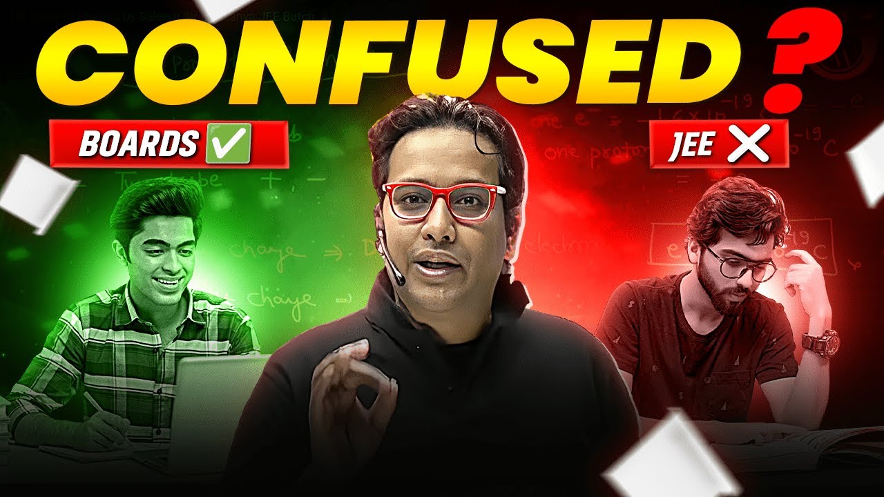 ये देख लो सभी Confusion दूर हो जाएगी | Best Tips For Boards Students By Saleem Sir @class12th-jee