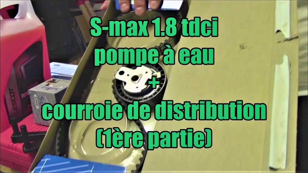 Ford S max 1 8 TDCI 125: courroie de distribution et pompe à eau. Première partie.