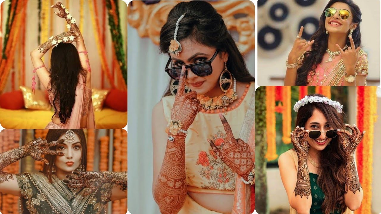 Mehndi brides photography /mehndi photo shoot poses