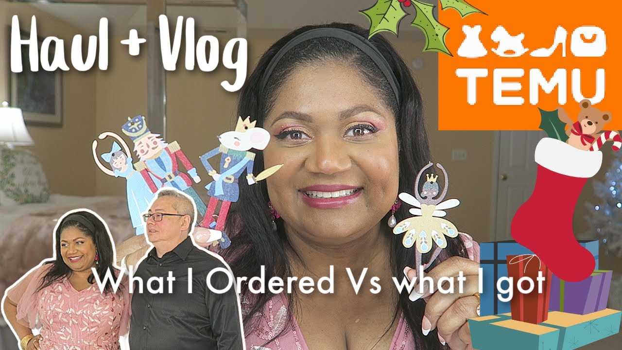 TEMU Haul. Christmas GIFTS, Decor, Winter Coat & Mini Vlog! #temufinds #temuhaul #christmas2023