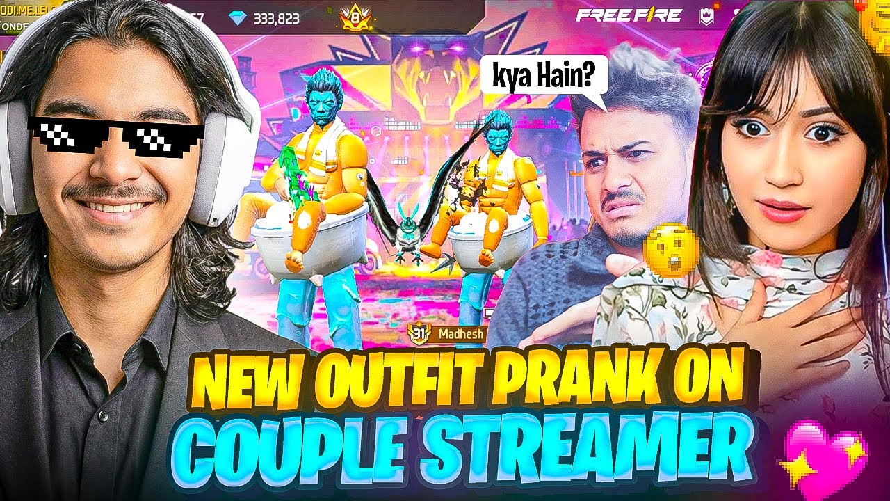 U Can't Stop Laugh🤣 Most Funniest Prank on Streamer😱 Garena freefire