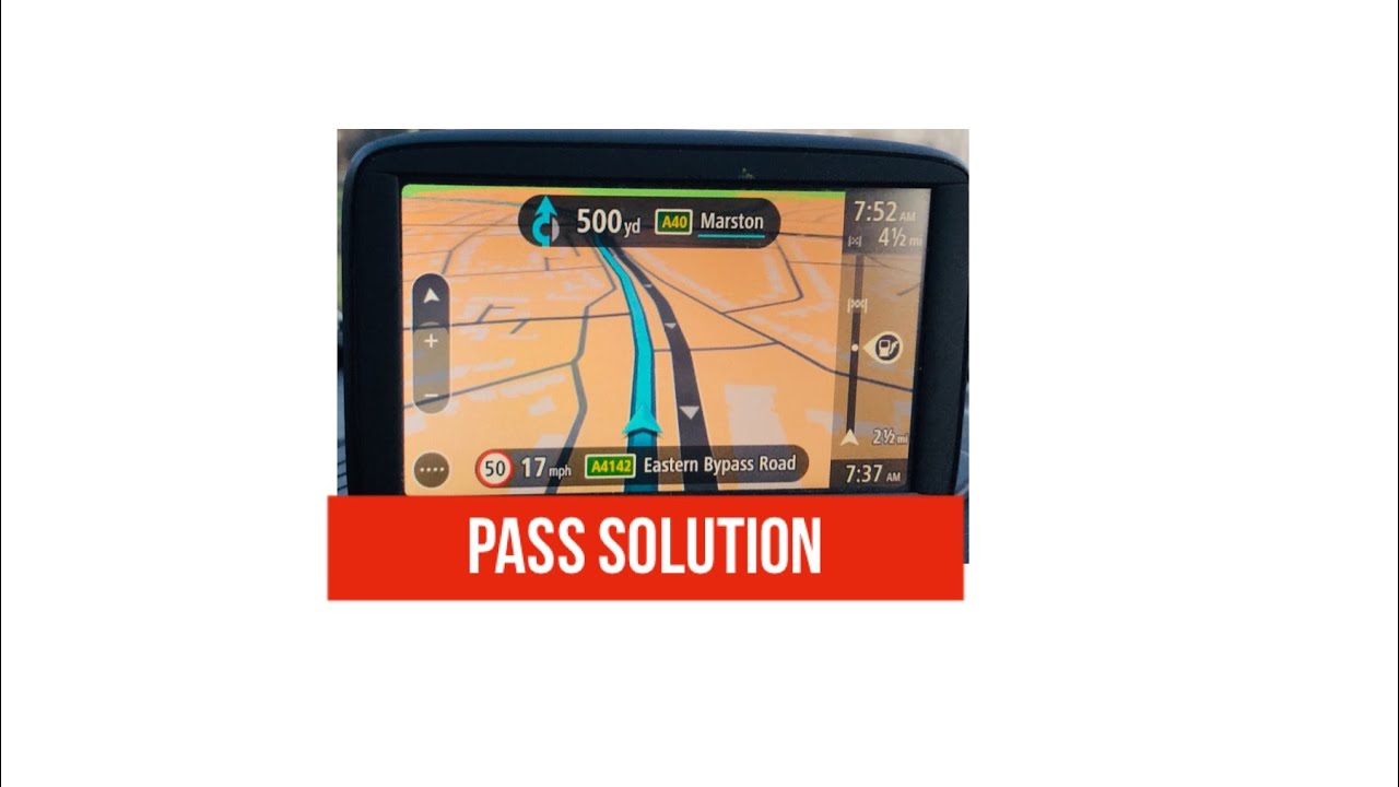 Oxford Driving test Rout.Test centre to Marston, back to Headington Roundabout.