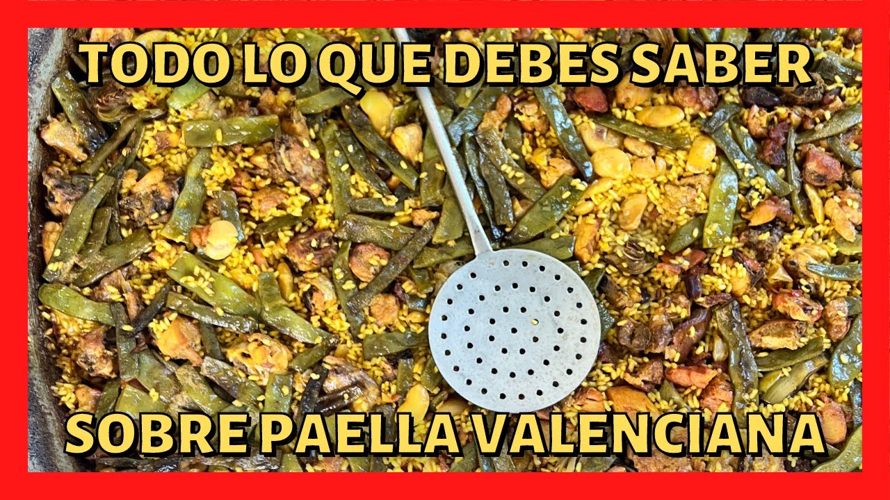 🥘 Paella valenciana auténtica 🇪🇸  Receta, trucos y paso a paso