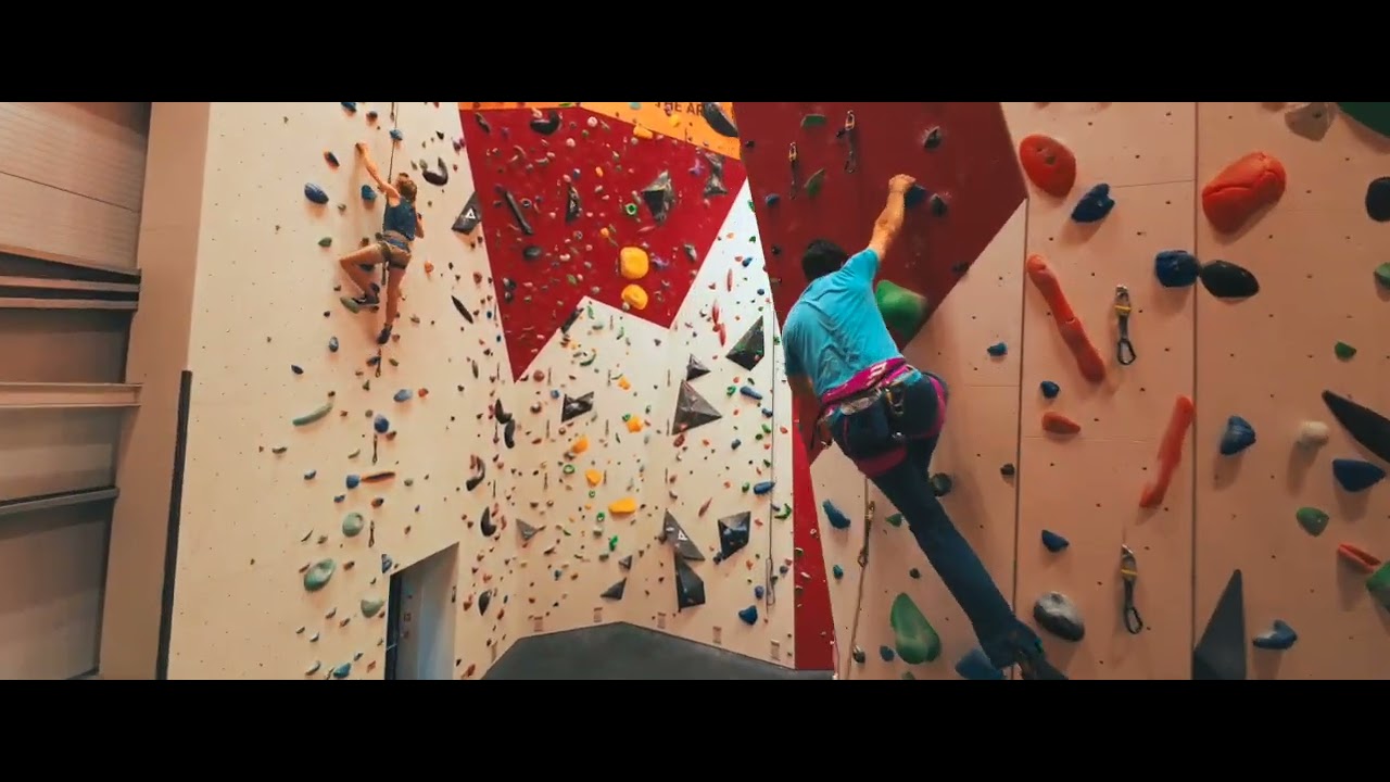 A cool drone tour of The Arc in Chippenham - The Climbing Academy