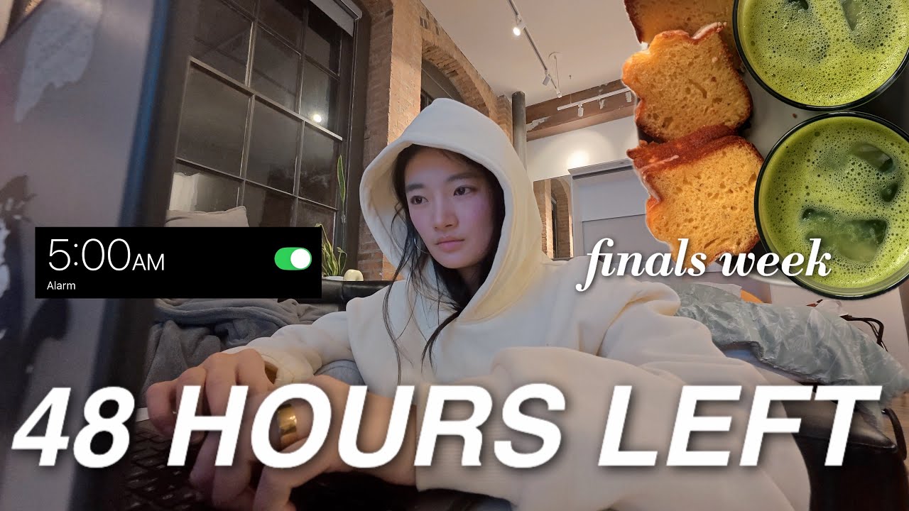 48 HOUR EXAM VLOG | another 48 hours before my final exam (realistic finals week study vlog)