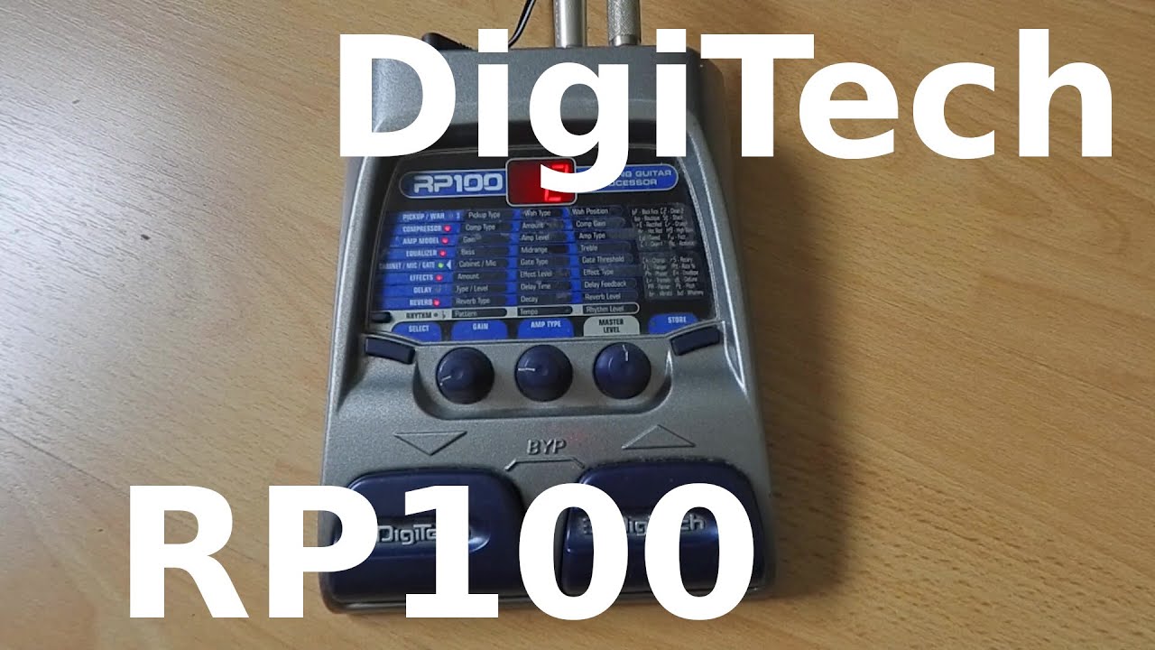 Digitech RP100 distortion sound