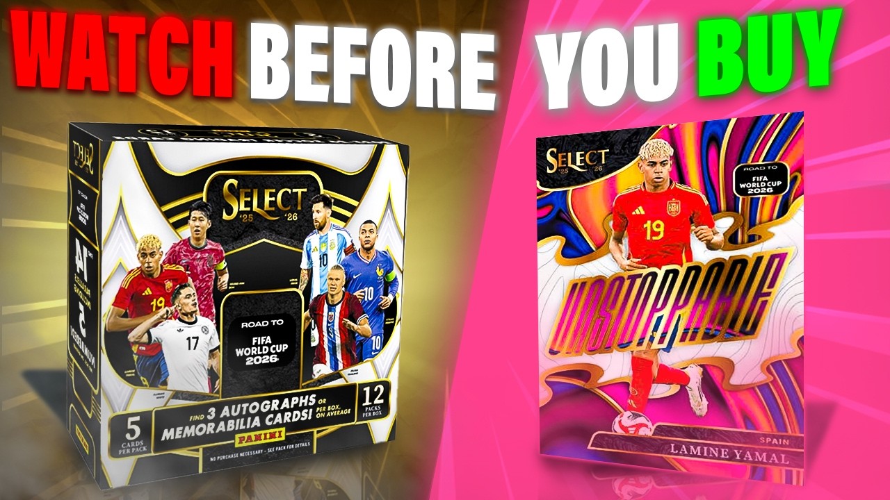 Watch Before You Buy 2025-26 Panini Select Road to FIFA World Cup Soccer | What To Chase & Collect