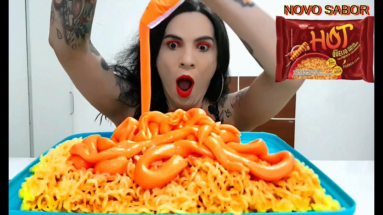 MIOJO COM MUITO QUEIJO CHEDDAR - PROVANDO NOVO SABOR QUEIJO COALHO GRELHADO - MUKBANG BRASIL