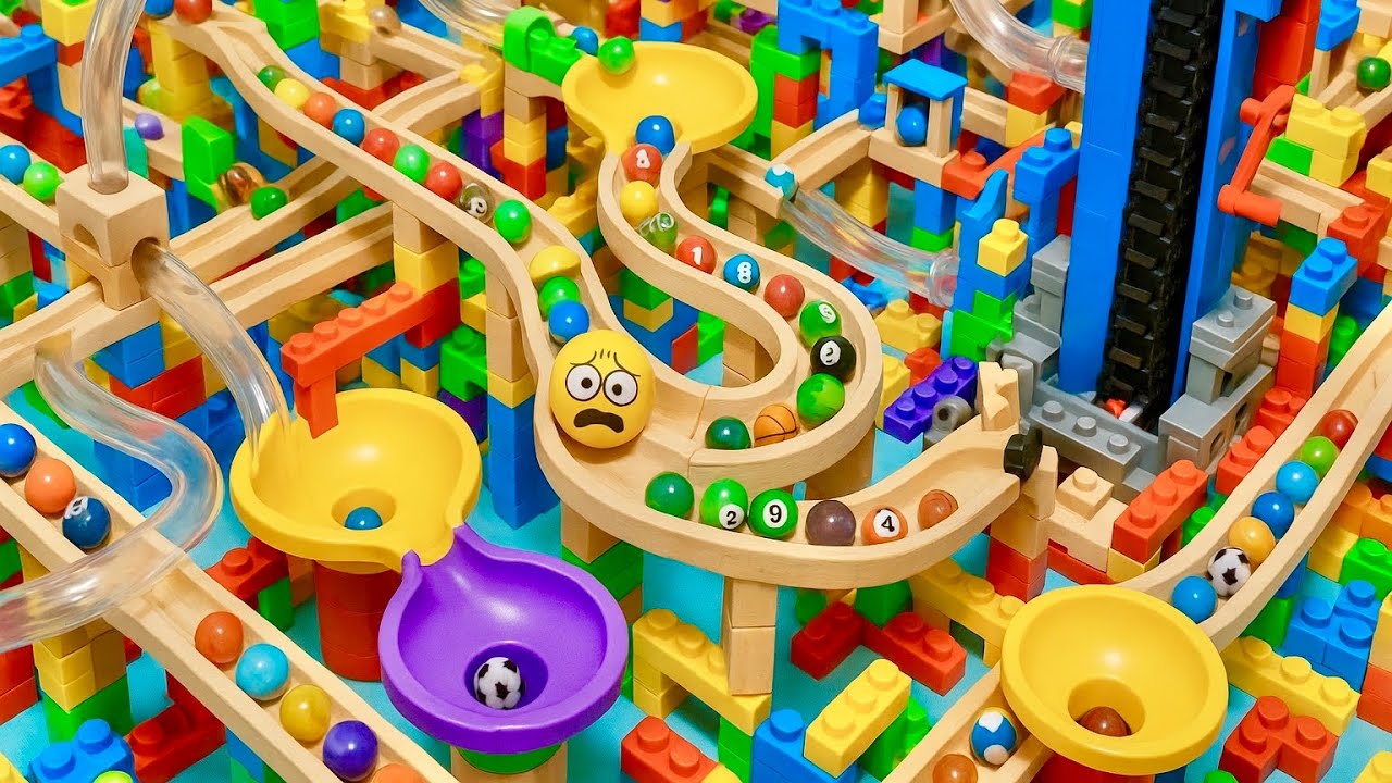 Marble Run ASMR – Fluid Motion for Relaxation