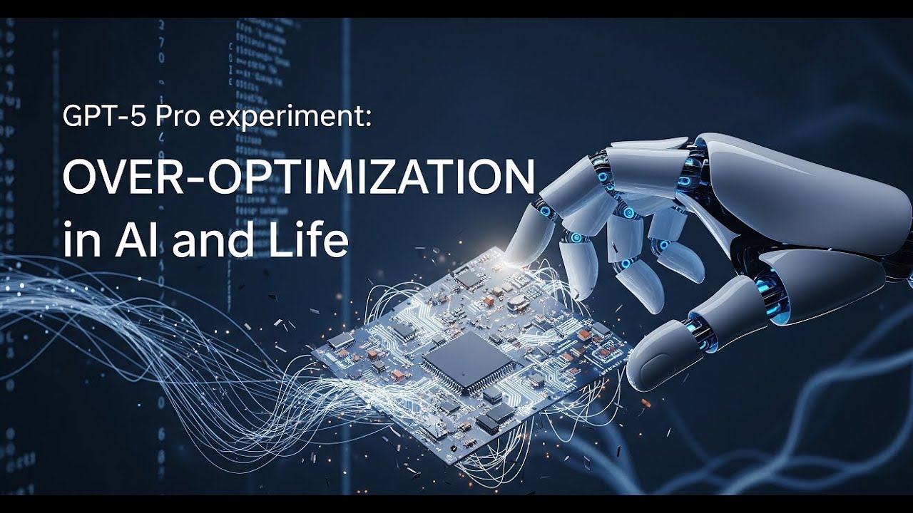 GPT-5 Pro experiment: Over-Optimization in AI and Life