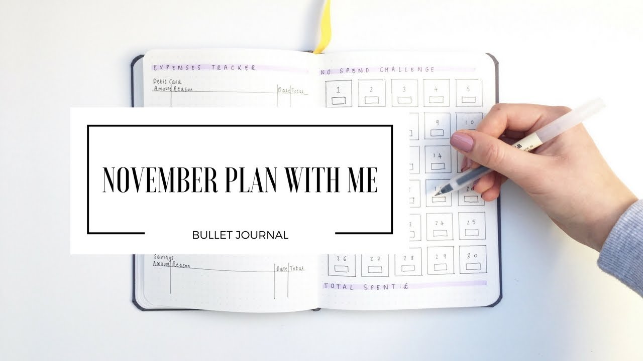 Планируйте ноябрь вместе со мной | Bullet Journal