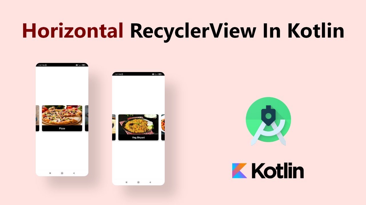 Как реализовать горизонтальный RecyclerView в Kotlin: (Учебник по Android 2022)