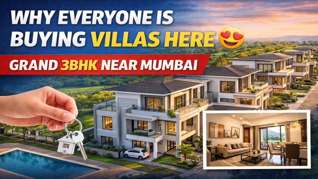 Why Everyone Is Buying Villas Here 😍 Grand 3BHK near Mumbai