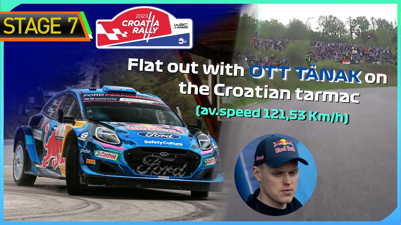 WRC Onboard - O. T&auml;nak/M. Jarveoja in SS7 | 🇭🇷 CROATIA RALLY 2023 #ThefastestStage @wrc