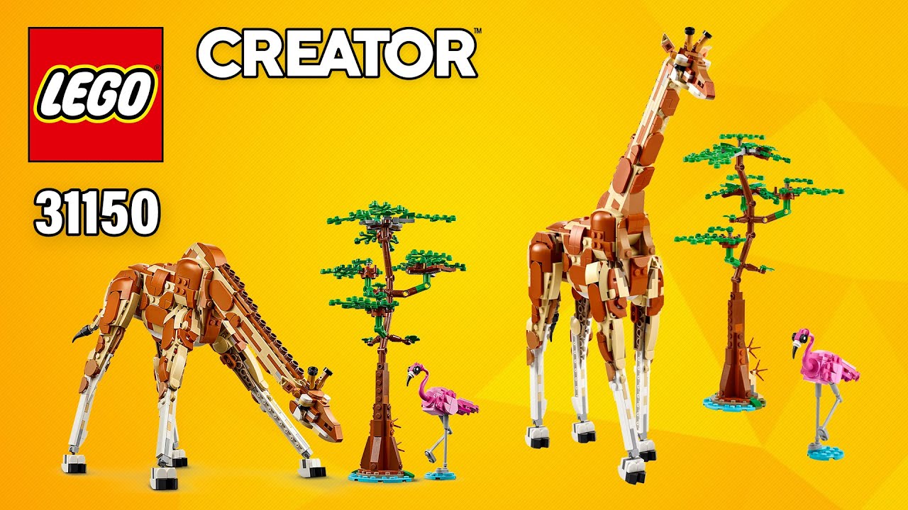 LEGO Creator Giraffe (31150)[780 pcs] Step-by-Step Building Instructions @Top Brick Builder