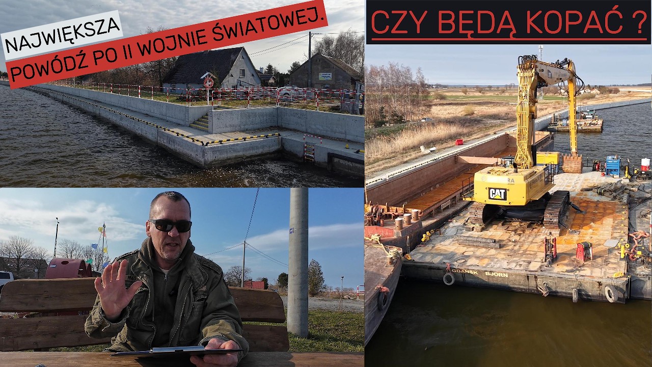 KIEDY RUSZĄ PRACE NA RZECE ELBLĄG ? TE DOMY PONOWNIE BĘDĄ ZALANE ? ZAGROŻENIE POWODZIONE NA ŻUŁAWACH