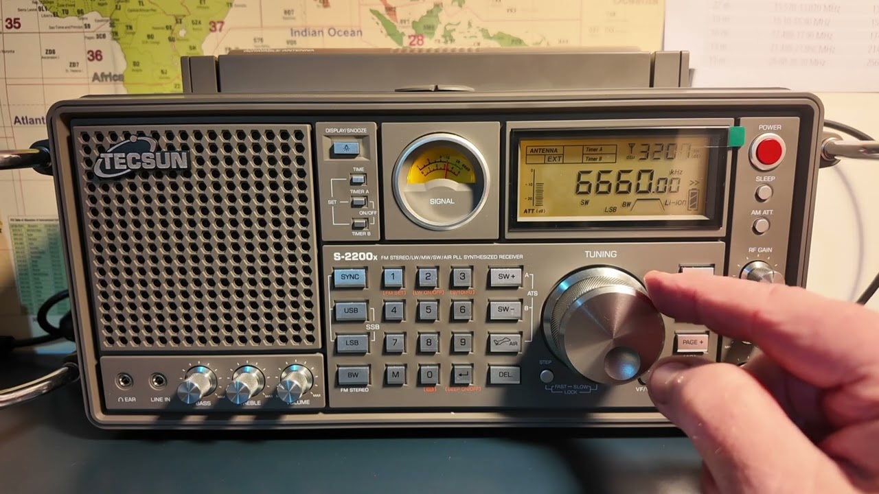 6660khz French Pirate or British Jammer? Tecsun s2200x (Part 1)