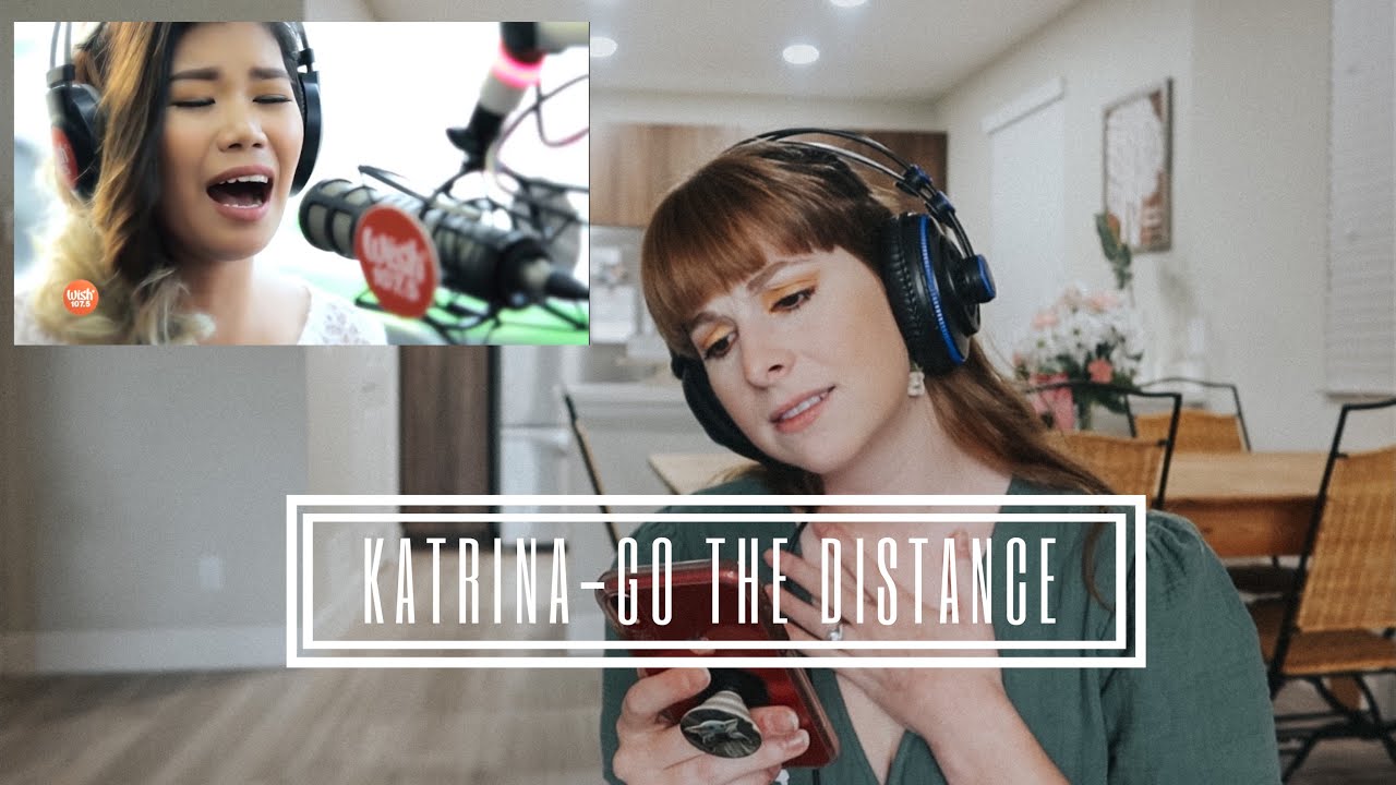Vocal coach reacts to Katrina Velarde “Go the distance”